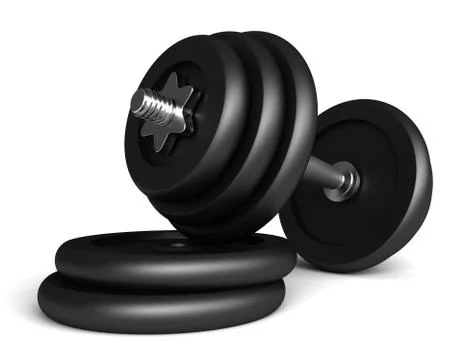 Dumbbells Stock Illustration