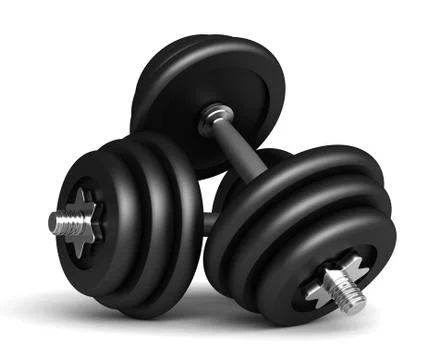Dumbbells Stock Illustration