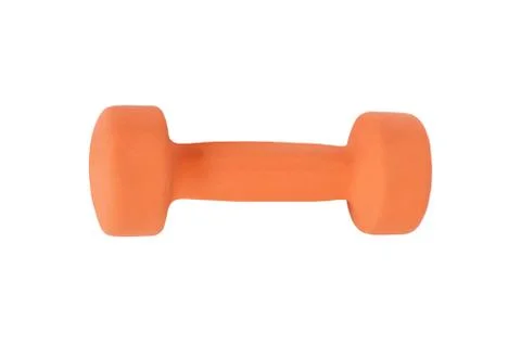 Dumbbells isolated on a white background Stock Photos