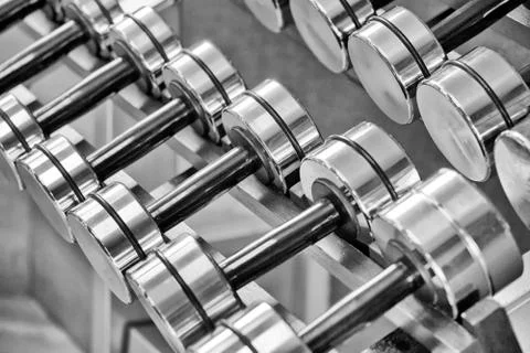 Dumbbells Stock Photos