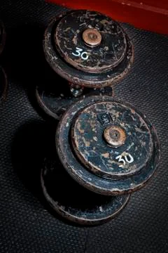 Dumbbells Stock Photos