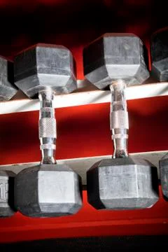 Dumbbells Stock Photos