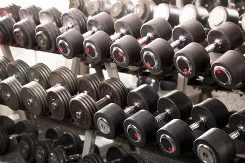 Dumbbells Stock Photos