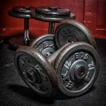 Dumbbells Stock Photos