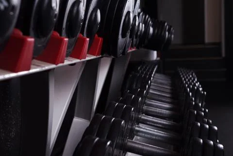 Dumbbells Stock Photos