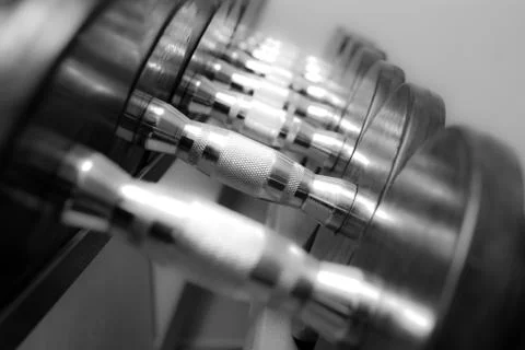 Dumbbells Stock Photos