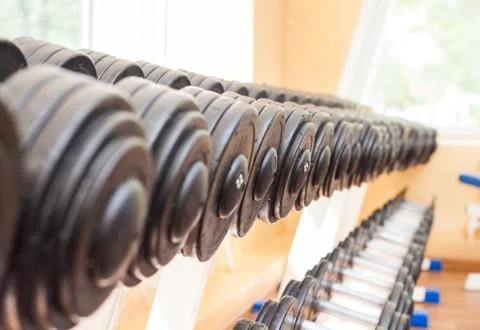 Dumbbells Stock Photos