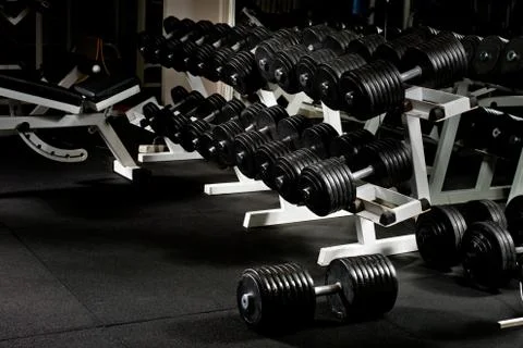 Dumbbells Stock Photos