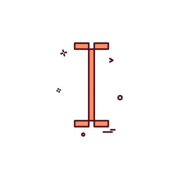 Dumbell icon design vector Stock Illustration