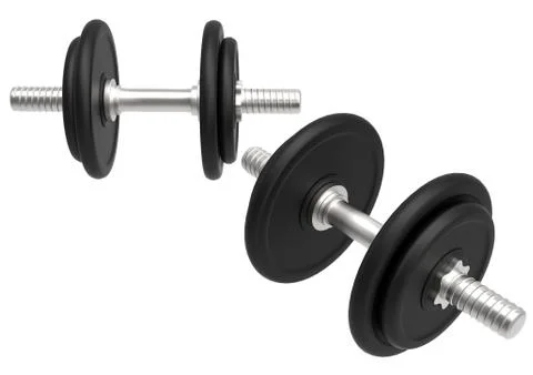Dumbell Weights Set  Stock Illustration