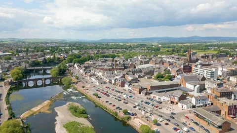 Dumfries, Scotland Stock Footage 246382613