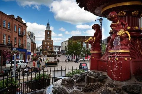 Dumfries town centre Stock Photos