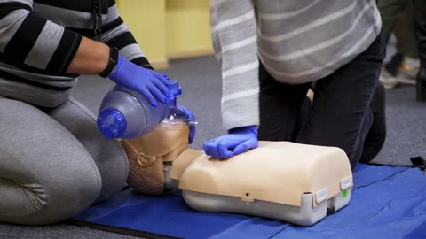 Dummies for medics used for first aid training. Stock Footage 148828908