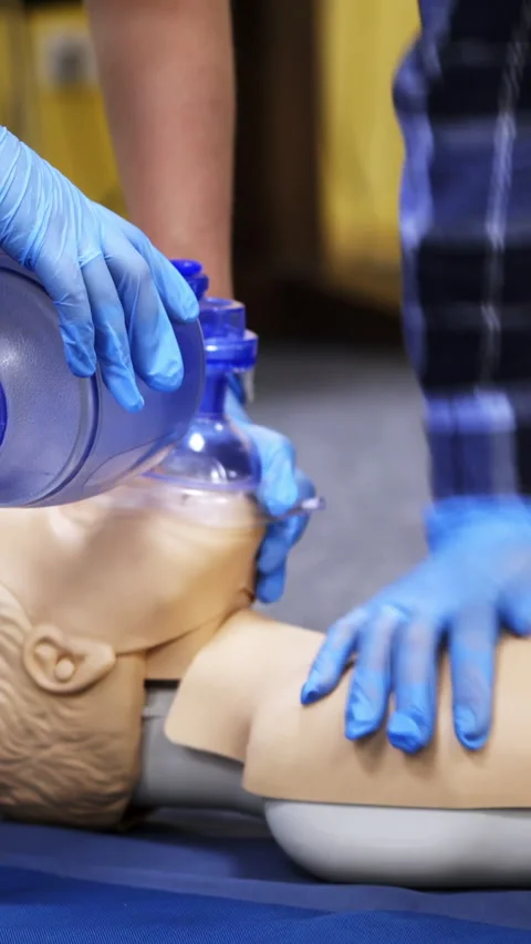 Dummies for medics used for first aid trainings. Stock Footage 281176011