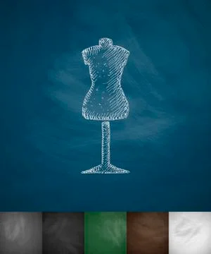 Dummy icon. Hand drawn vector illustration 스톡 일러스트