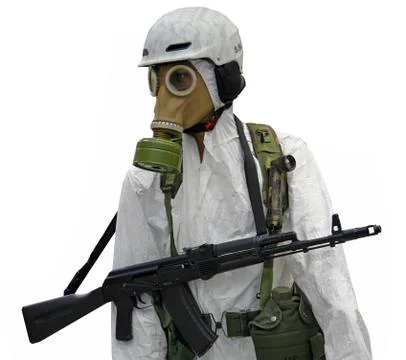 Dummy of the soldier Stock Photos
