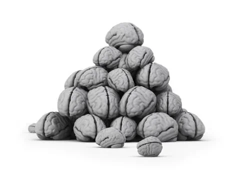 Dump of brains Stock Illustration