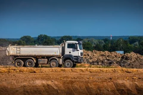 Dump on a construction site Stock Photos