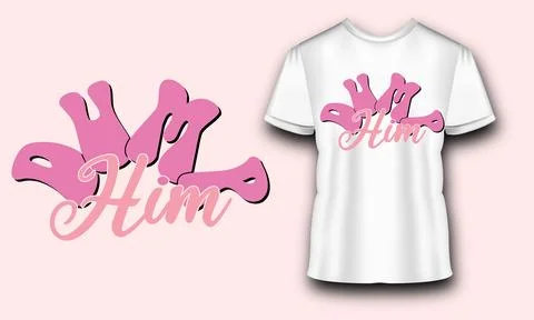 Dump Him Retro Motivational Typography t shirt design Stock Illustration