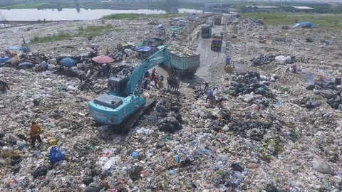 Dump moutain 스톡 동영상 84294050