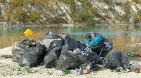 The dump in nature Stock Footage 68783039