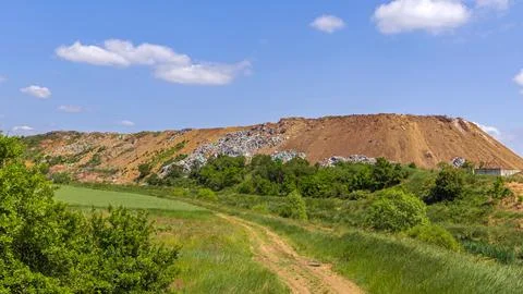 Dump Site Hill Stock Photos