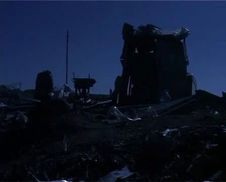 Dump site kids bed time Stock Footage 11498689