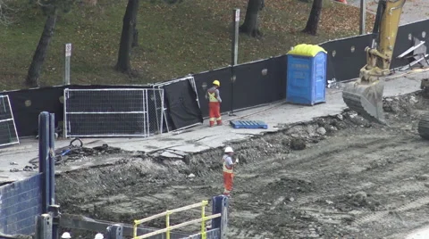 Dump Truck Backing Up Stock Footage 56164394