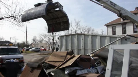 Dump Truck Crane 1 Stock Footage 57674918