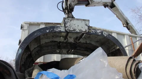 Dump Truck Crane 3 Stock Footage 57674773