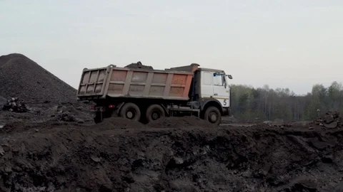 Dump truck Stock Footage 99178930