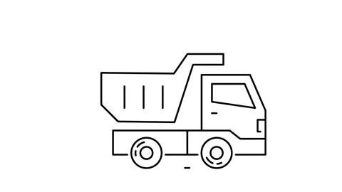 Dump truck Vidéo 342776196
