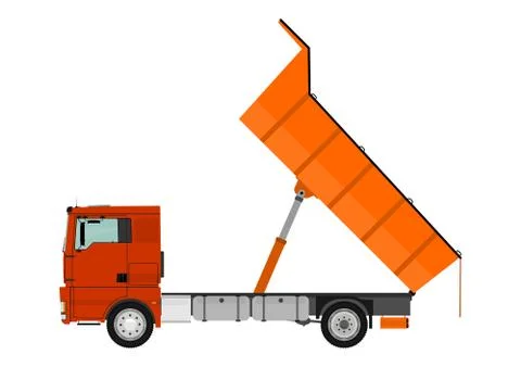 Dump truck Stock Illustration