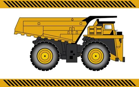 Dump truck Stock Illustration