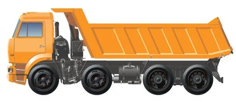 Dump truck Stock Illustration