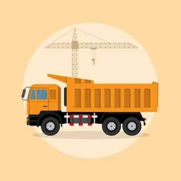 Dump truck Stock Illustration