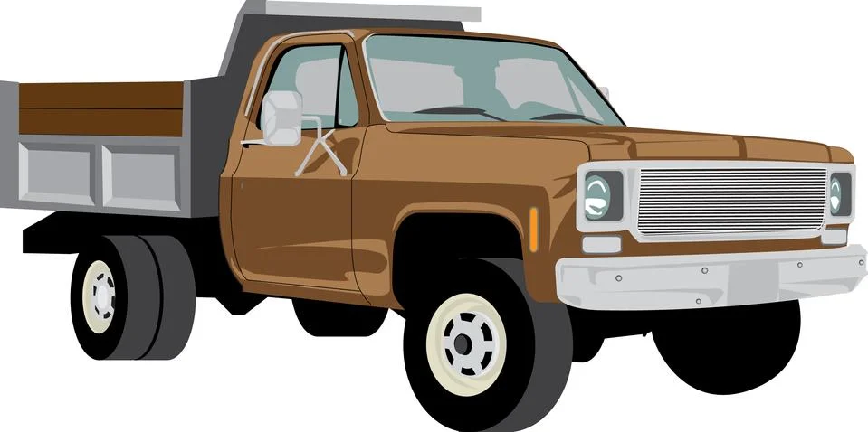 Dump truck Stock Illustration