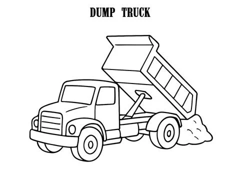 DUMP TRUCK Stock Illustration
