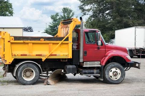 Dump Truck Stockfoto's