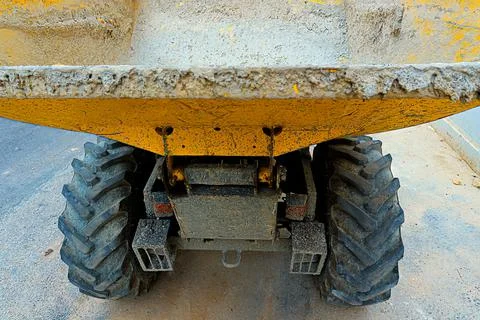 Dumpers machinery for site work Stock Photos