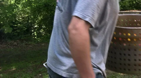 Dumping boiled crawfish 2 Stock Footage 2647629