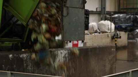 Dumping Food Waste Stock Footage