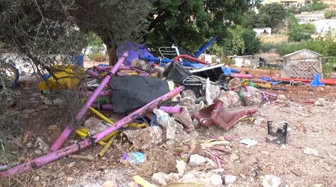 Dumping at suburb Stock Footage 67978613