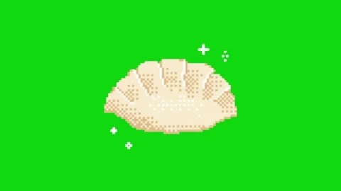 Dumpling animation on green screen Vídeos de archivo 329833733