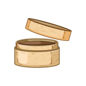 Dumpling bamboo steamer cartoon vector illustration Stock Illustration