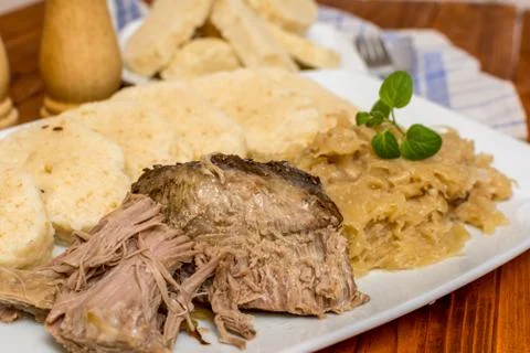 Dumpling cabbage pork Stock Photos