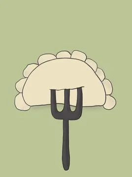 Dumpling Stock Illustration