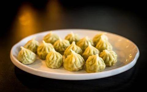 Dumpling momo Stock Photos