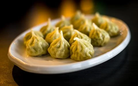Dumpling momo Stock Photos