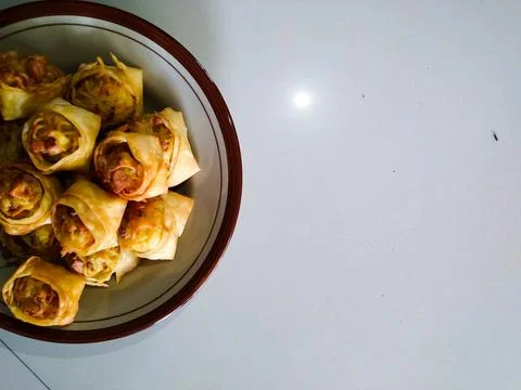 Dumpling Noodle Martabak Stock Photos
